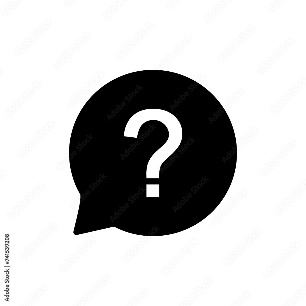 Question Icon isolated on white background. Question mark sign. help icon. Faq Question Icon isolated on white background. Question mark sign. help icon. Faq