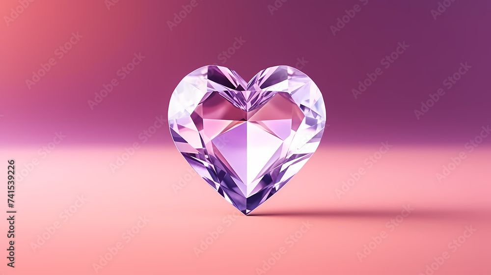 Fototapeta premium Crystal background, shiny gemstones