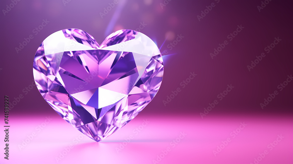 Crystal background, shiny gemstones