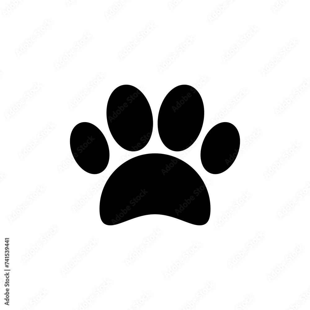 Paw icon isolated on white background. Paw Print icon Paw icon isolated on white background. Paw Print icon