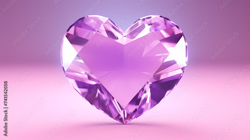 Crystal background, shiny gemstones