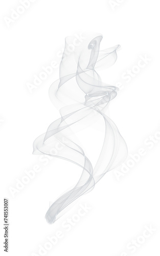 Clear smoke or vapor flowing upward.