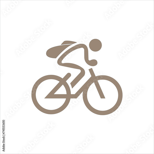 icon vector bicycle template design trendy