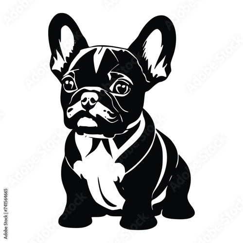 French Bulldog puppy, vector illustration  © Design guru001