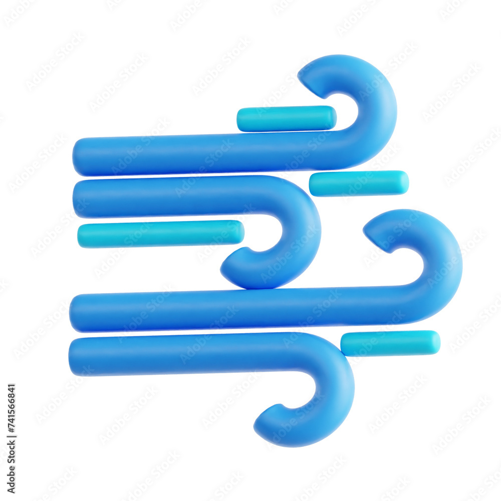 Air Quality 3D Icon Illustration for Earth Day Air Quality 3D Icon Illustration for Earth Day
