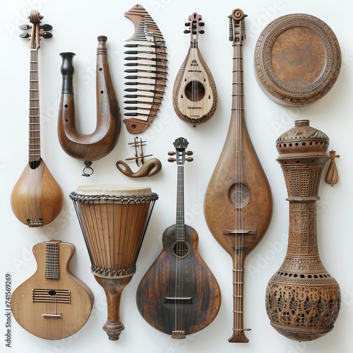World Music Day featuring iconic instruments