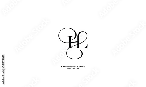 HL, LH, H, L, Abstract Letters Logo Monogram