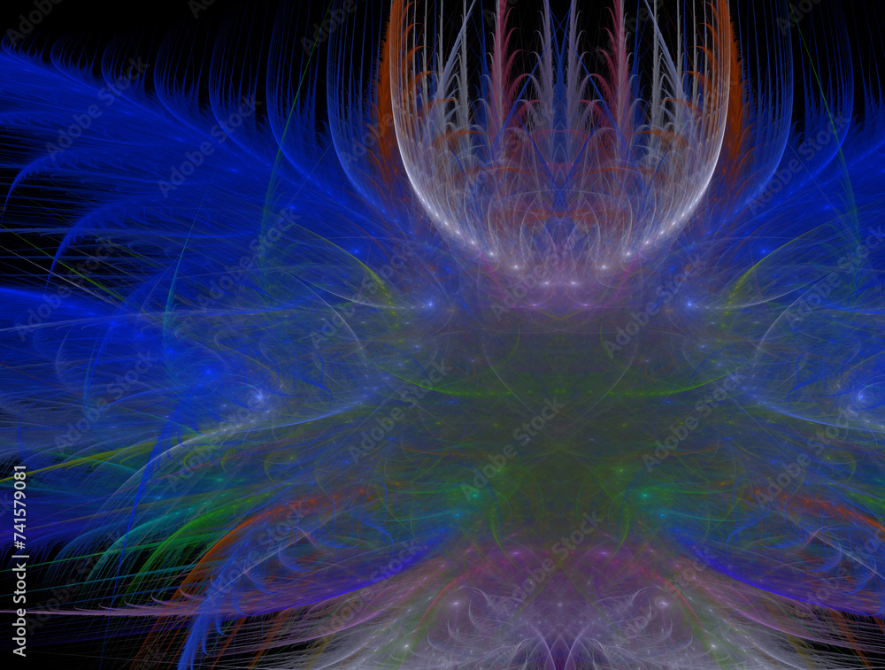 Fototapeta premium Imaginatory fractal abstract background Image