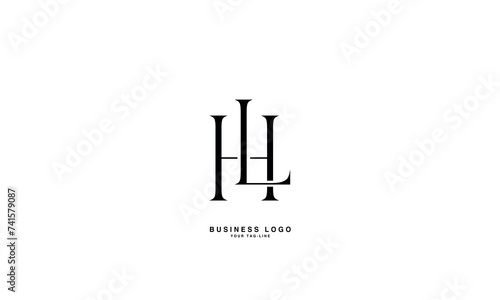 HL  LH  H  L  Abstract Letters Logo Monogram