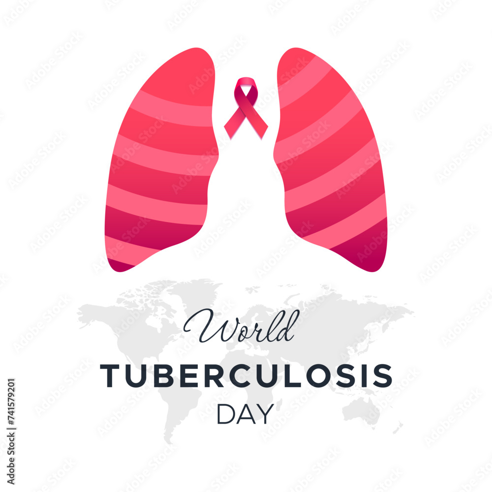 March 24. world tuberculosis day. Celebration of lung health day from tuberculosis. world tuberculosis day celebration template design March 24. world tuberculosis day. Celebration of lung health day from tuberculosis. world tuberculosis day celebration template design