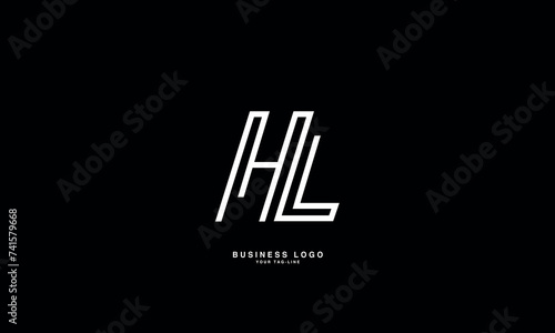 HL, LH, H, L, Abstract Letters Logo Monogram photo