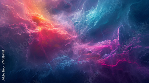 An intriguing snapshot showcasing an abstract background with ethereal gradients and captivating textures, offering a contemporary and visually engaging visual experience in high-definition. photo