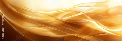 Velvety melted chocolate swirls abstract background   smooth brown liquid confectionery concept. photo