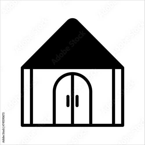 Home vector image to be used in web applications, mobile applications and print media.