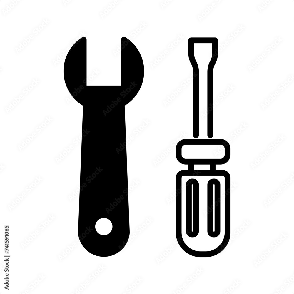 service icon or button vector illustration isolated on transparent background service icon or button vector illustration isolated on transparent background