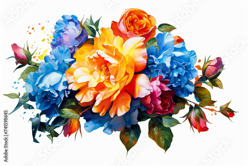 A delightful watercolor bouquet of wildflowers © Алла Морозова