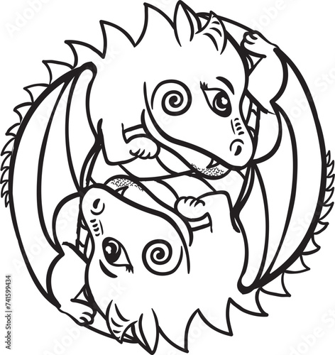 Cute dragon, Kids dragon, Cute mythical animal, Cartoon Dragon, Kids Dragon, Dragon Clipart, Dragon, Dragon Vector, Fantasy creature, Children's dragon illustration, Whimsical dragon, Adorable dragon 