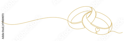 outline of the wedding ring