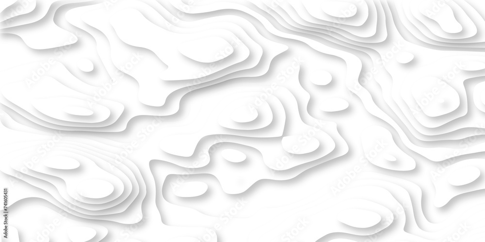 Gray and white wave Seamless abstract white papercut background 3d realistic design use for ads banner and advertising print design vector. 3d topography relief. Vector topographic illustration. Gray and white wave Seamless abstract white papercut background 3d realistic design use for ads banner and advertising print design vector. 3d topography relief. Vector topographic illustration.