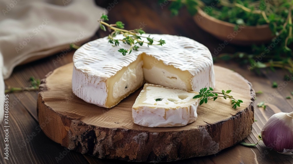 delicious goat_s cheese on a transparent background