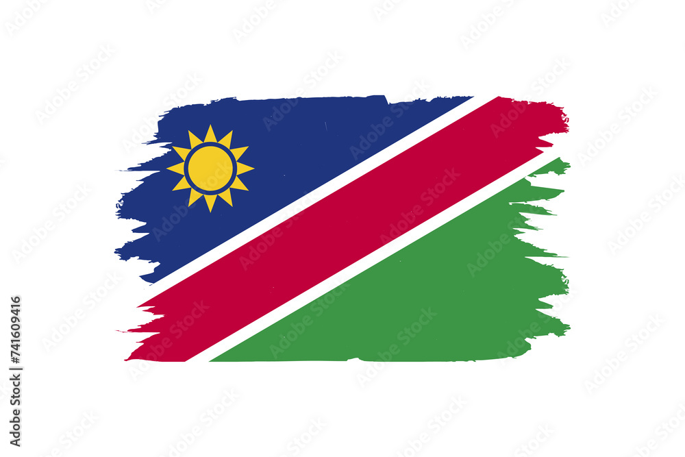 Namibia flag in vector design
Namibia flag in vector design
