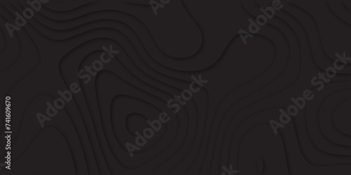 Abstract background with waves. Abstract papercut and multi layer cutout geometric pattern on vector	