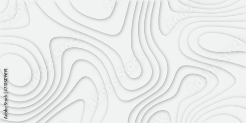 Abstract background with waves. Abstract papercut and multi layer cutout geometric pattern on vector	