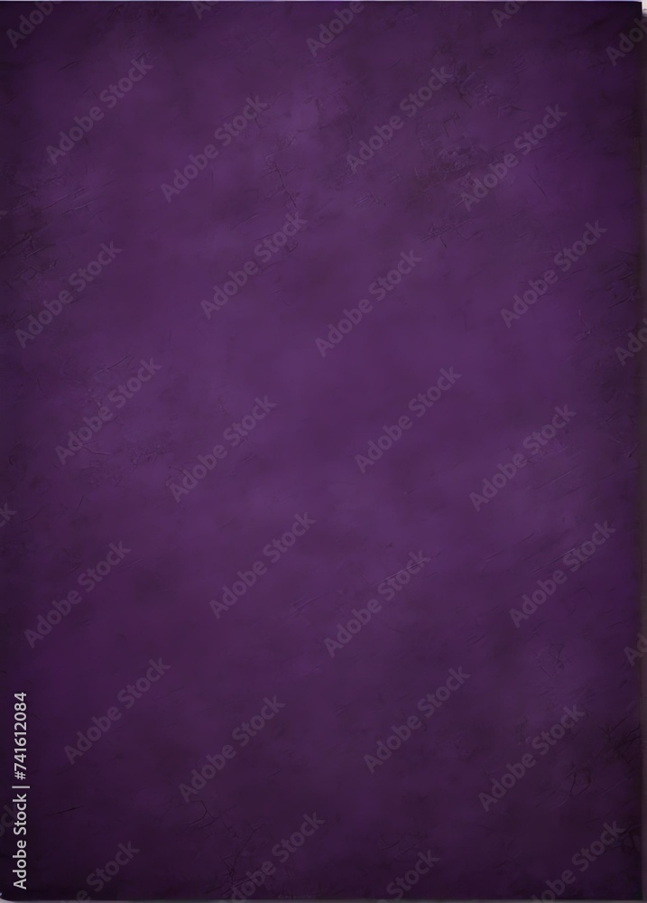 Obraz premium Dark purple background paper vintage grunge grainy texture from Generative AI