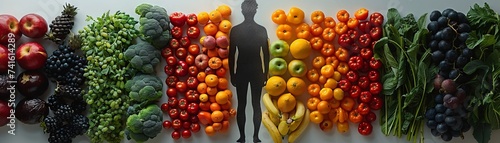 fruits, vegetables, spring vitamins. photo