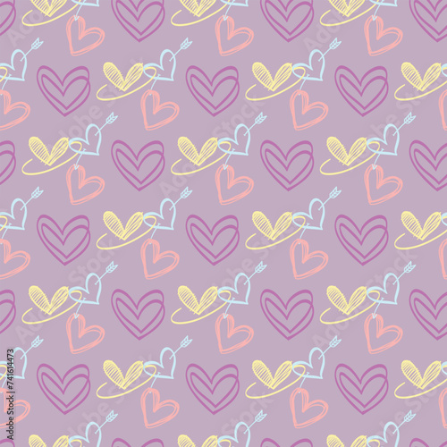 Forever And Ever Seamless Vector Pattern Design
