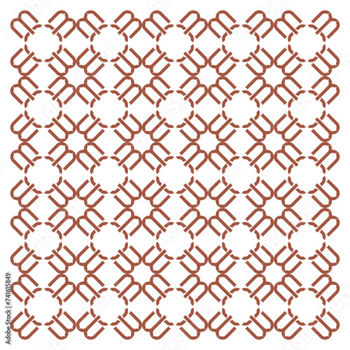 Creative ethnic style vector seamless pattern