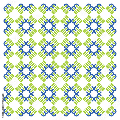 Creative ethnic style vector seamless pattern