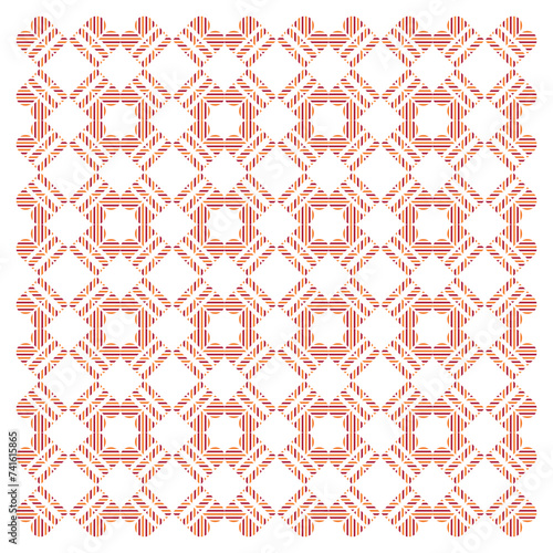 Creative ethnic style vector seamless pattern