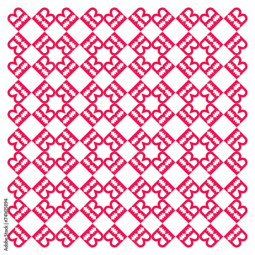 Creative ethnic style vector seamless pattern
