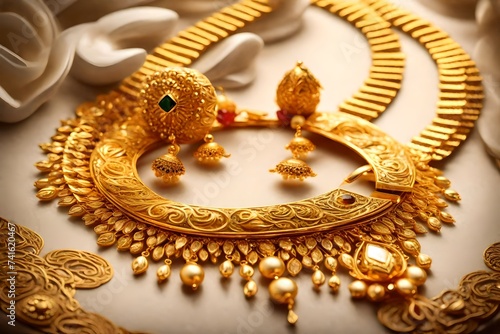 Pure 24 carat gold jewellery necklace