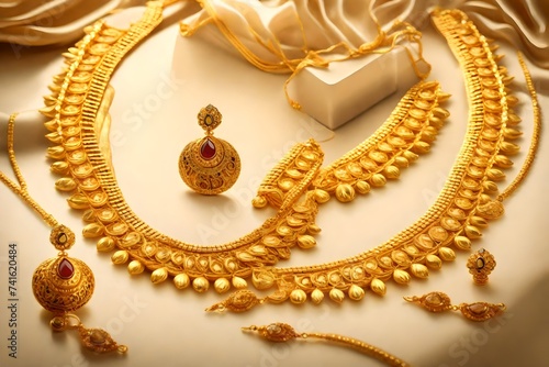 Pure 24 carat gold jewellery necklace