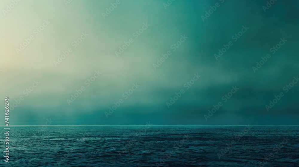 abstract Tranquil Sea Green Watercolor Background with Subtle Textures and Soft Gradients