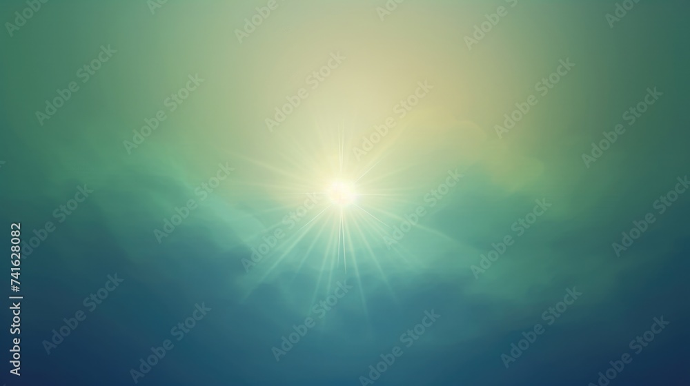 Obraz premium abstract Radiant Green Light Burst - Dynamic Energy and Natural Vitality Conceptual Background