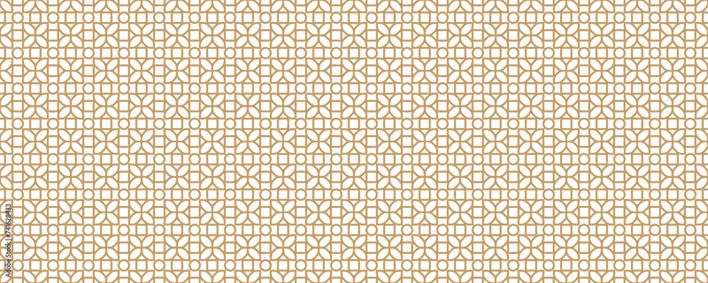 Fototapeta premium Seamless pattern background, Abstract pattern background decorative graphic design wallpaper background for your design , vector illustration