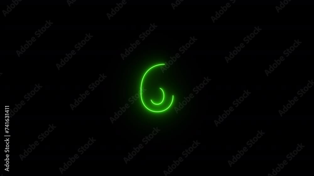 top ten countdown, neon light numbers from 10 to 0, laser ray appears on black background 10 seconds timer countdown neon green color light.
top ten countdown, neon light numbers from 10 to 0, laser ray appears on black background 10 seconds timer countdown neon green color light.