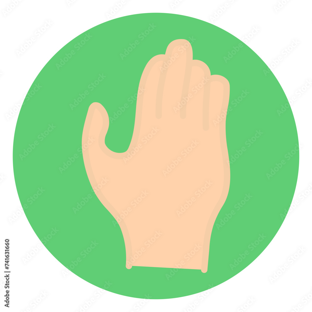 Obraz premium Hand Block Style