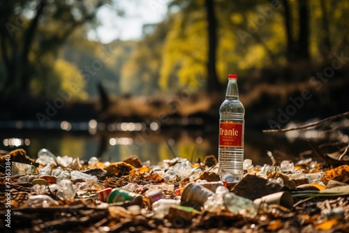The sight of rubbish and trash illegally dumped in nature serves as a somber reflection of the pervasive issue of pollution, highlighting the critical importance of environmental conservation efforts
