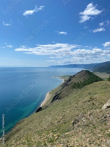 landscapes on the shore of Lake Baikal