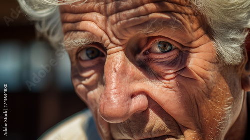 The face of an older gentleman © Chalong