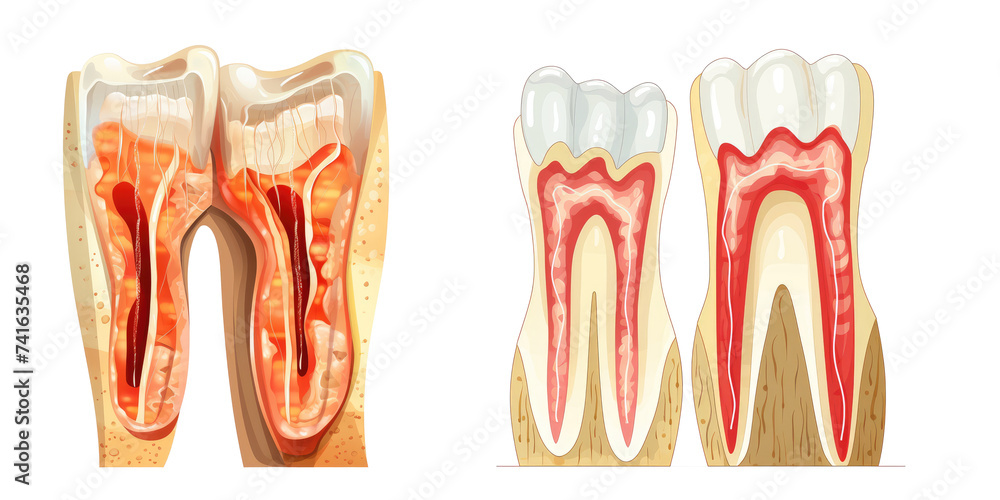 Human Teeth Anatomy Cross Section Tooth, Isolated Transparent Background Images Human Teeth Anatomy Cross Section Tooth, Isolated Transparent Background Images