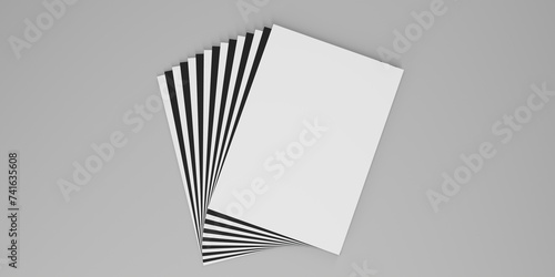 Black and white Textured business card mockup on a grey background. 85x55 mm. photo