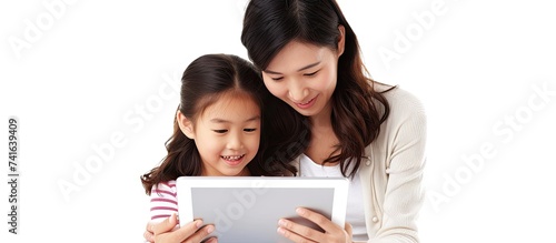 Happy little Asian daughter...