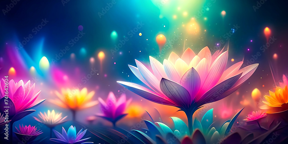 background with colorful flowers background with colorful flowers