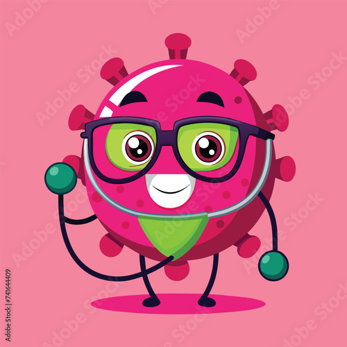 Character monster virus Coronavirus