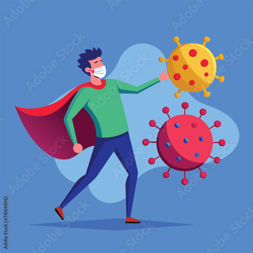 fighting the virus with a powerful immune